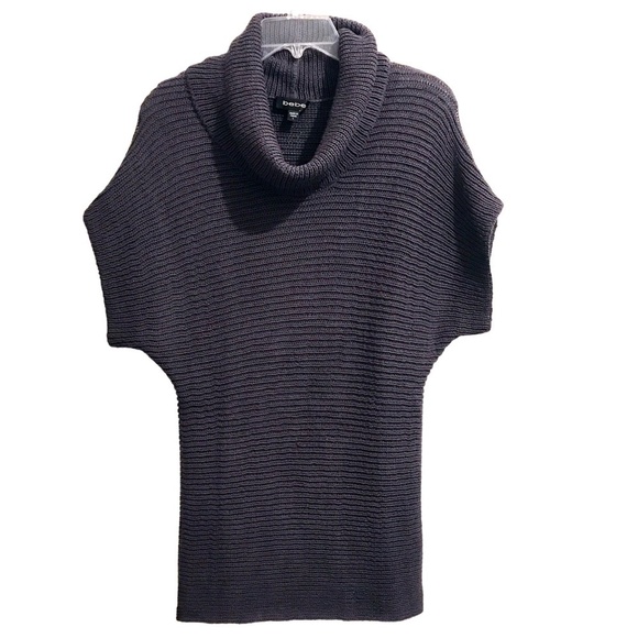 BEBE Cowlick Short Sleeve Sweater - Picture 1 of 8